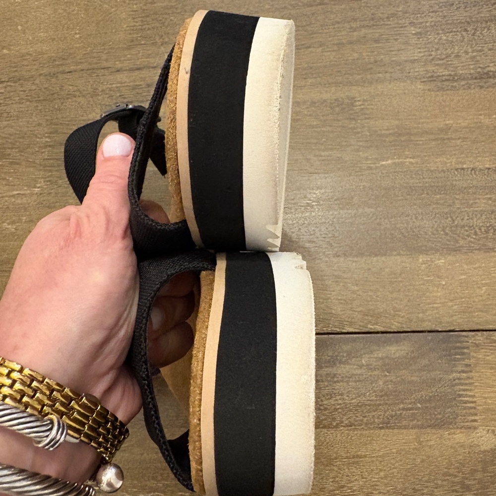 Diana Espadrille Platform Wedge Sandals- Size Women's 8.5 - Picture 6 of 7